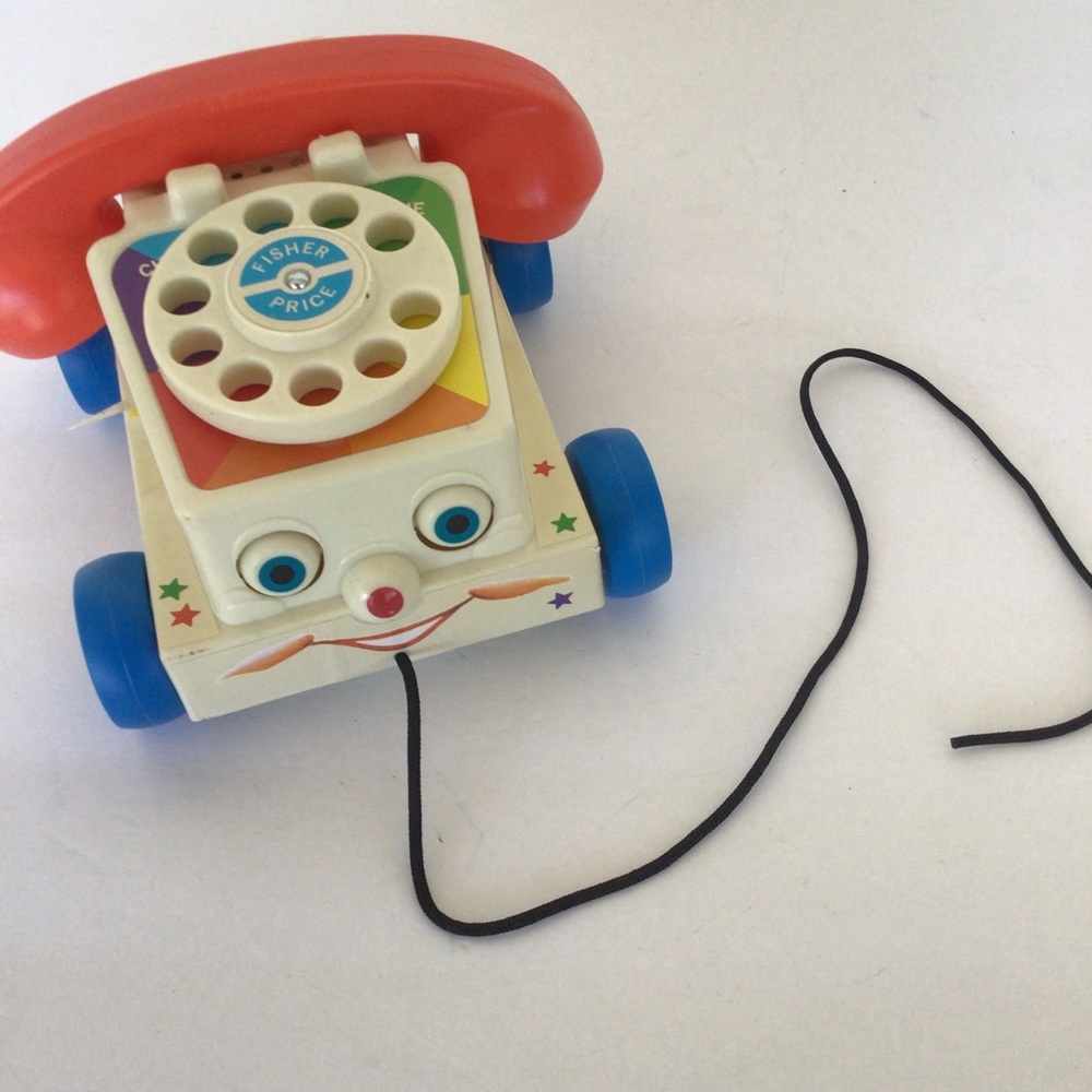 VINTAGE FISHER PRICE CHATTER TELEPHONE RETRO